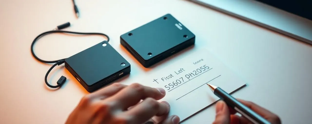 Hardware Wallet Backup Prozess – Seed Phrase aufschreiben